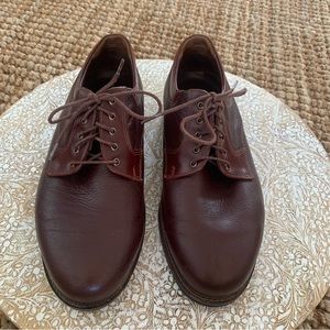 Neil M Cowhide Leather Lace Up Casual Brown Shoes Men’s Wide 10EEE